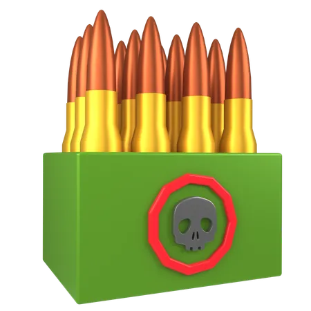 Boîte à munitions  3D Icon