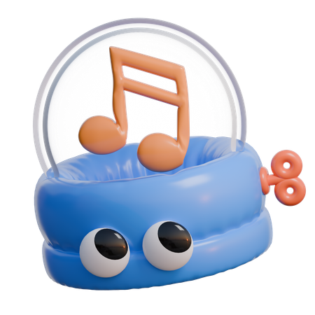 Boîte à musique  3D Icon
