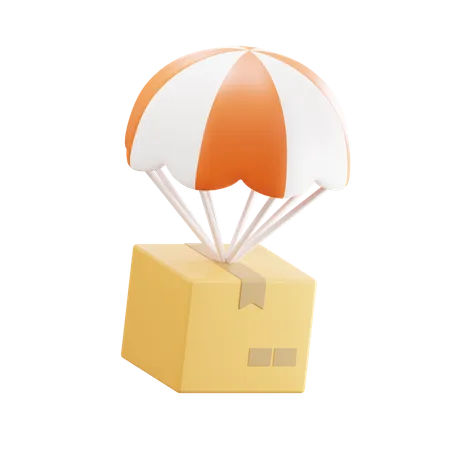 Boîte à parachute  3D Icon