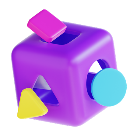 Boîte à puzzle  3D Icon