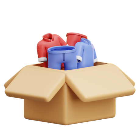 Boîte à vêtements  3D Icon