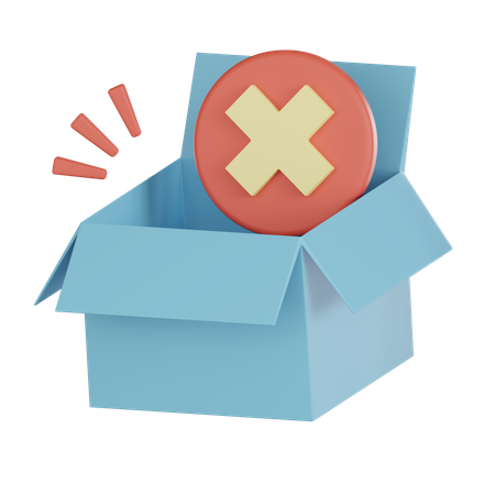 Alerte de boîte  3D Icon