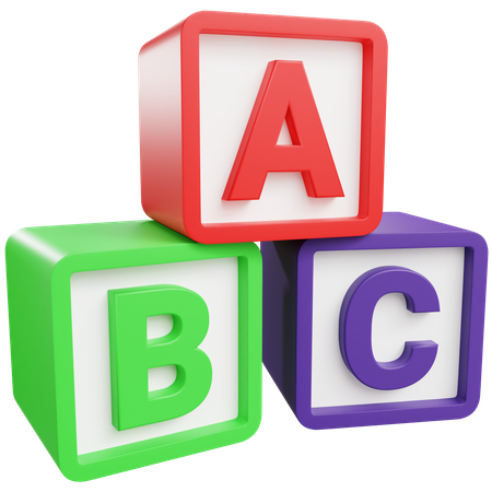 Jouet de boîte d’alphabet  3D Icon