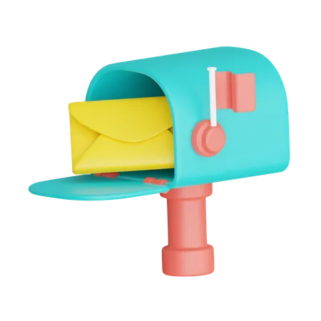 Boîte aux lettres  3D Icon