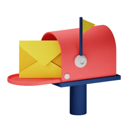 Boîte aux lettres  3D Icon