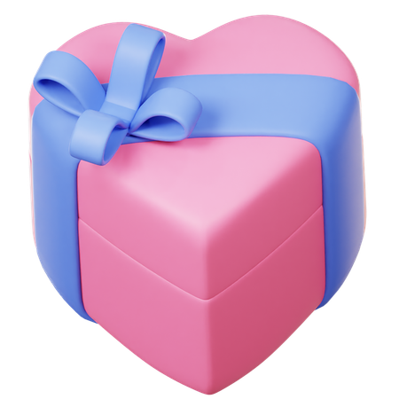 Coffret cadeau d'amour  3D Icon