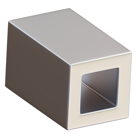 Boîte carrée  3D Icon