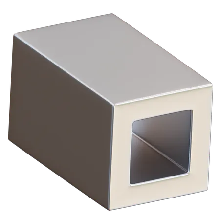 Boîte carrée  3D Icon