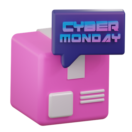 Coffret Cybermonday  3D Icon