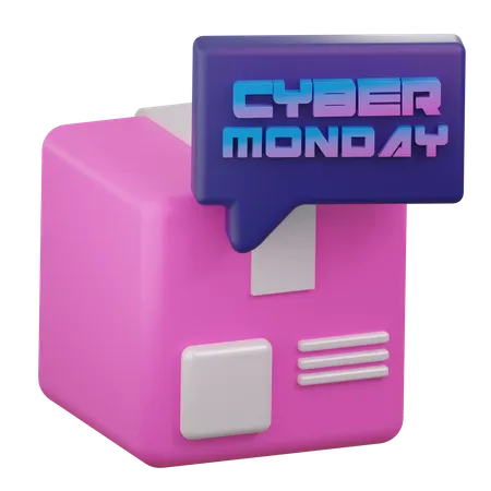 Coffret Cybermonday  3D Icon