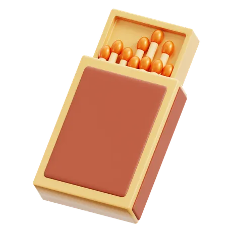 Boîte d'allumettes  3D Icon