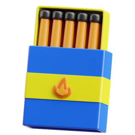 Boîte d'allumettes  3D Icon