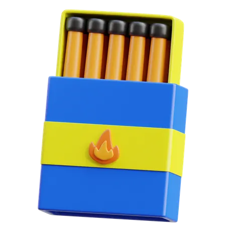 Boîte d'allumettes  3D Icon