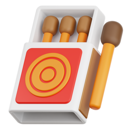 Boîte d'allumettes  3D Icon