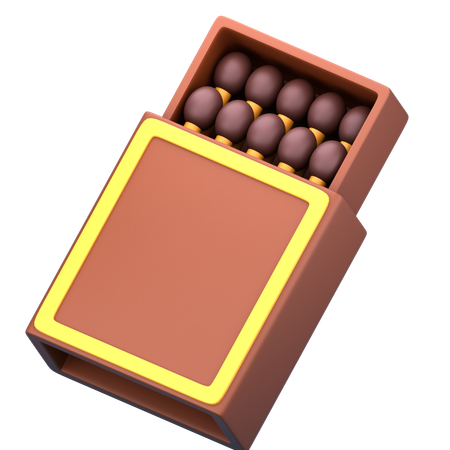 Boîte d'allumettes  3D Icon