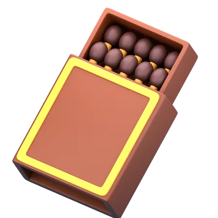 Boîte d'allumettes  3D Icon