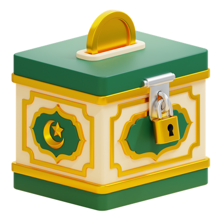 Boîte de charité  3D Icon