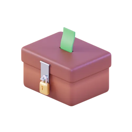 Boîte de charité  3D Icon