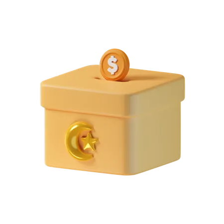 Boîte de charité  3D Icon