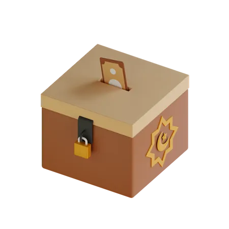 Boîte de charité  3D Icon