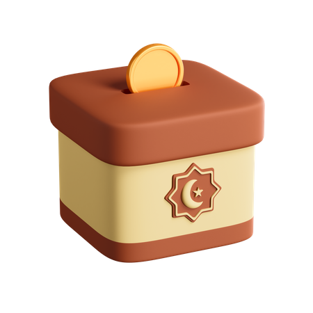 Boîte de charité  3D Icon