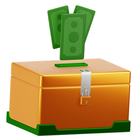 Boîte de charité du ramadan  3D Icon