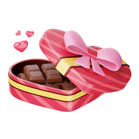 Boîte de chocolat  3D Icon