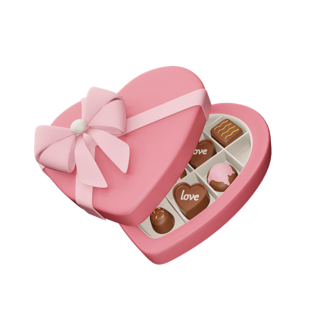 Boîte de chocolat  3D Icon