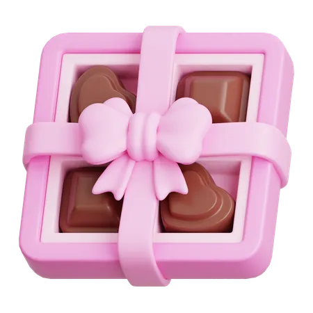 Boîte de chocolat  3D Icon