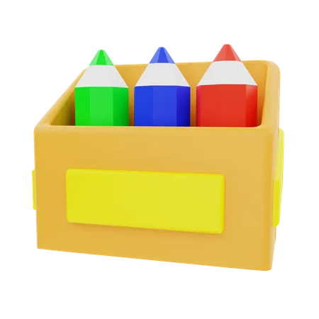 Boîte de couleur  3D Icon