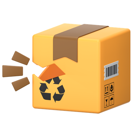 Boîte de dégâts  3D Icon