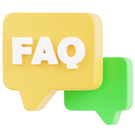 Boîte de discussion FAQ  3D Icon