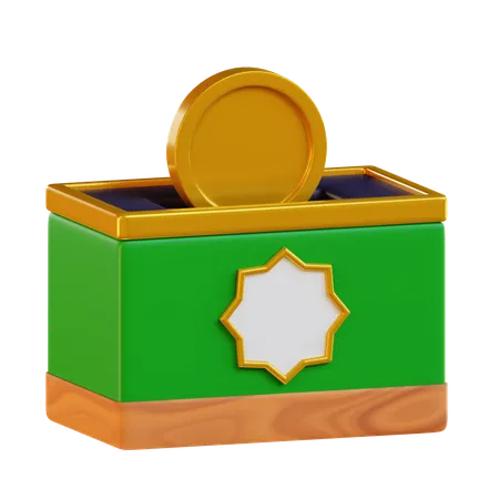 Boîte de don  3D Icon