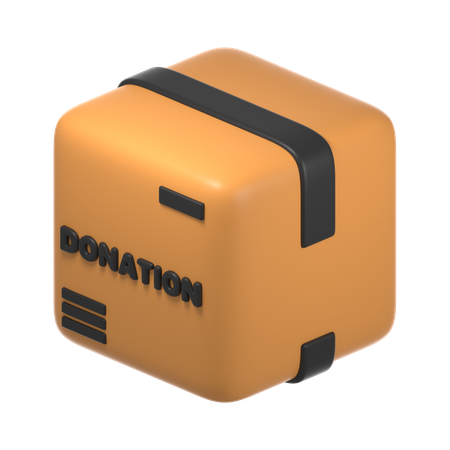 Boîte de don  3D Icon