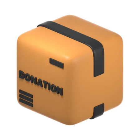 Boîte de don  3D Icon