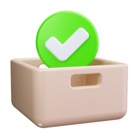 Boîte de livraison  3D Icon