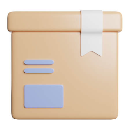 Boîte de livraison  3D Icon