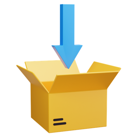 Boîte de livraison  3D Icon