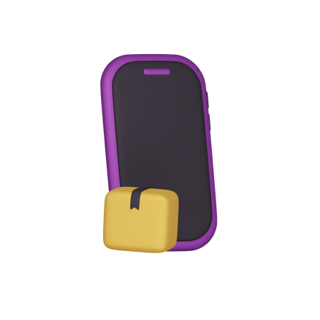 Boîte de livraison pour smartphone  3D Icon