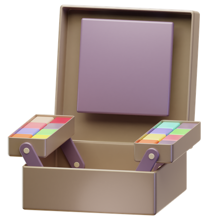 Boîte de maquillage  3D Icon