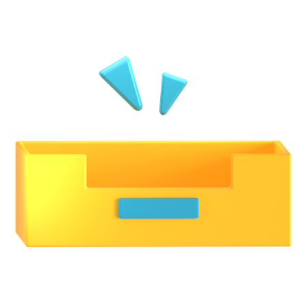 Boîte de réception vide  3D Icon