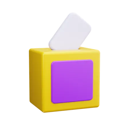 Boîte de vote  3D Icon