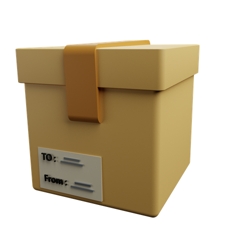 Boîte d'emballage  3D Icon