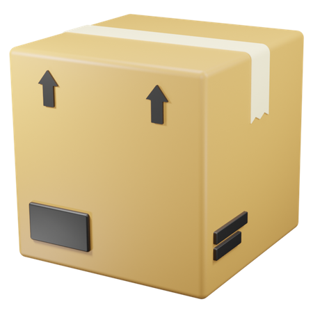 Boîte en carton  3D Icon