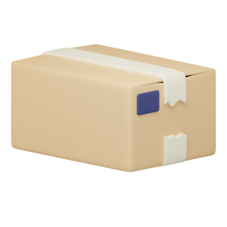 Boîte en carton verrouillée  3D Icon