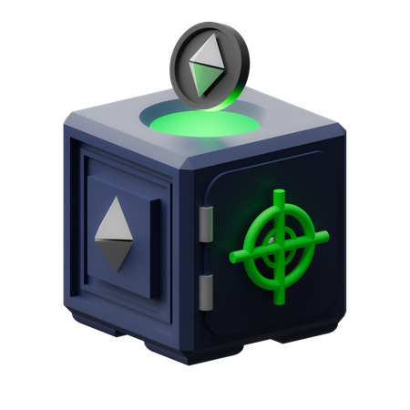 Boîte d'Ethereum  3D Icon