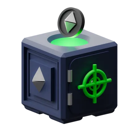 Boîte d'Ethereum  3D Icon