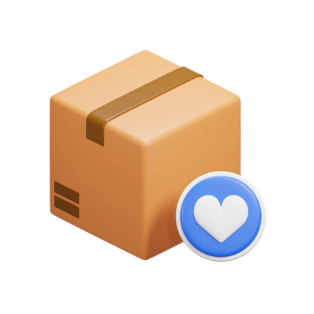 Boîte préférée  3D Icon