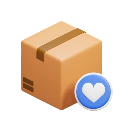 Boîte préférée  3D Icon