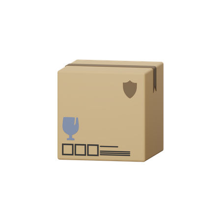 Boîte logistique  3D Icon